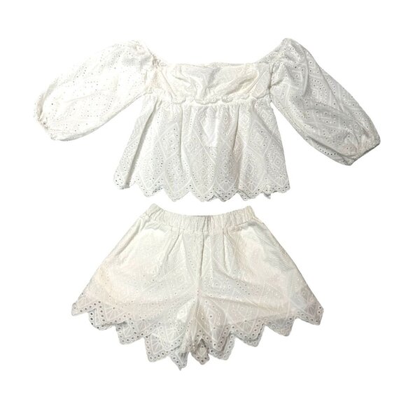 NWT MISA Los Angeles 2-Piece Shorts Set Sera‎ Babydoll Top & Soleil Shorts - Picture 2 of 12